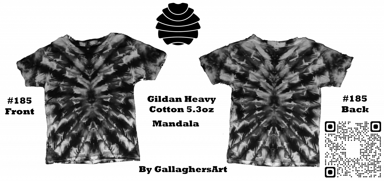 185 ga from Tie Dyenied #185 Youth Mandala Gildan Heavy Cotton 5.3oz 185_ga.png  - #185 Youth