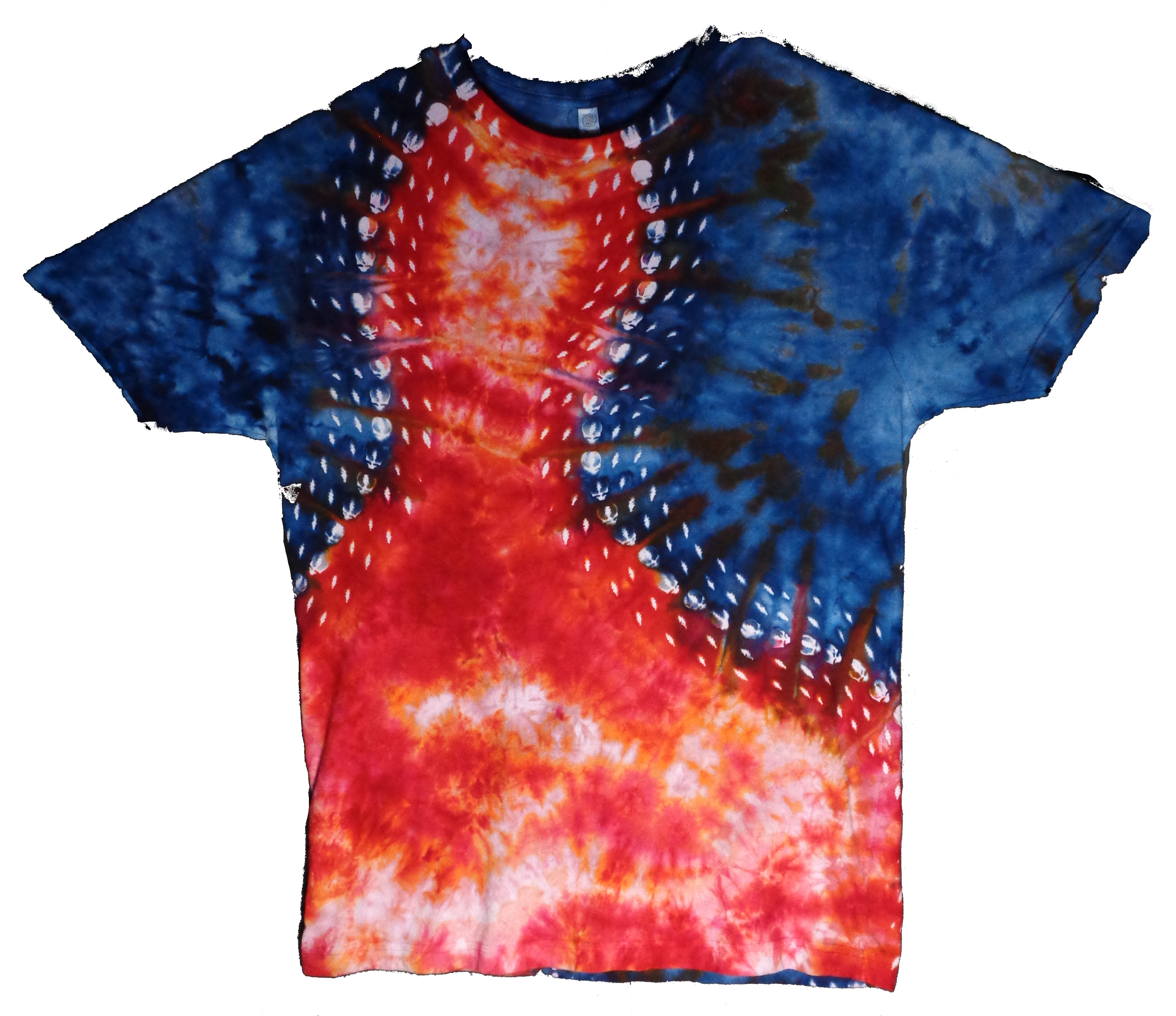 184 f from Tie Dyenied #184 Large Steal Face Gildan Heavy Cotton 5.3oz  - #184