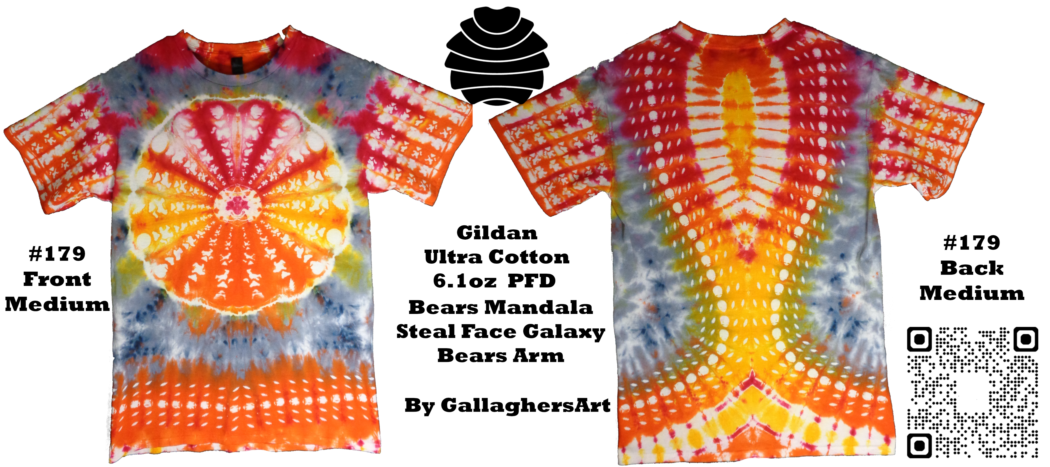 179 ga from Tie Dyenied #179 Medium Dead Mix Gildan Ultra Cotton 6.1oz, PFD {inner:name}.{image:extension} - #179 Medium Dead Mix Gildan Ultra Cotton 6.1oz, PFD.