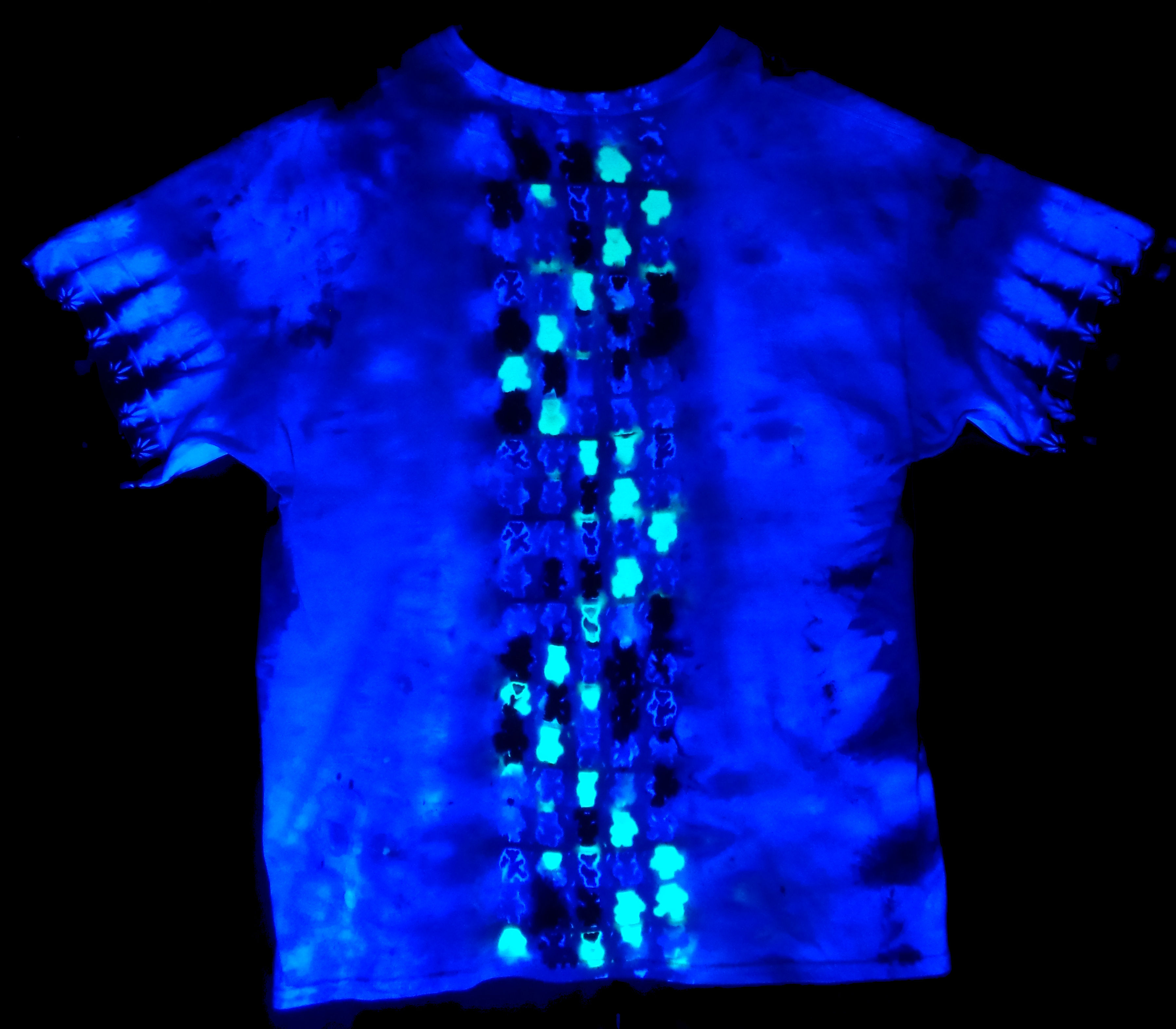 229 b uv from Tie Dyenied #229 3X Large, Gildan Ultra PFD, WAVES, SQ MANDALAS, SATIVA, BEARS REDUX 