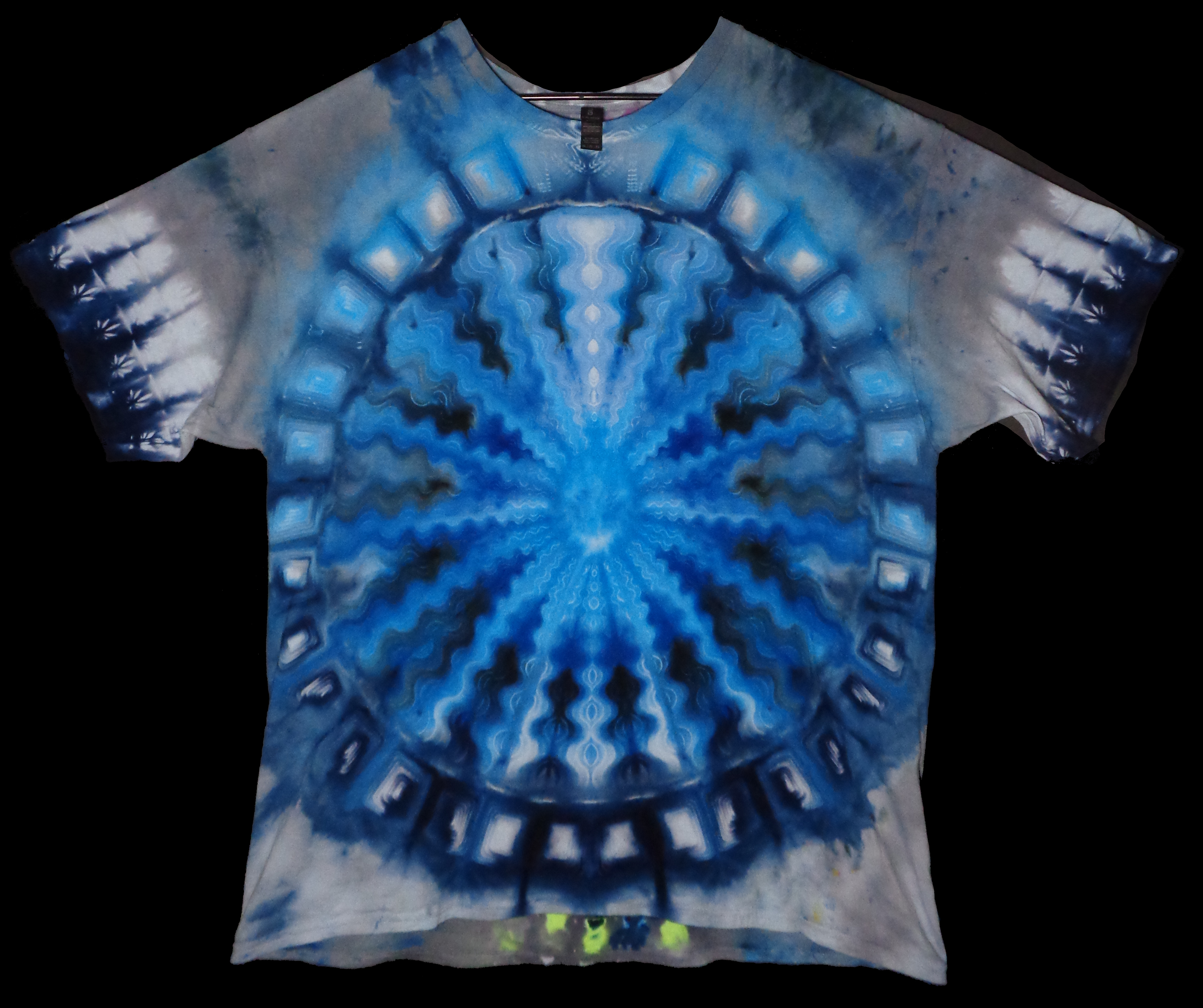 229 f from Tie Dyenied #229 3X Large, Gildan Ultra PFD, WAVES, SQ MANDALAS, SATIVA, BEARS REDUX 