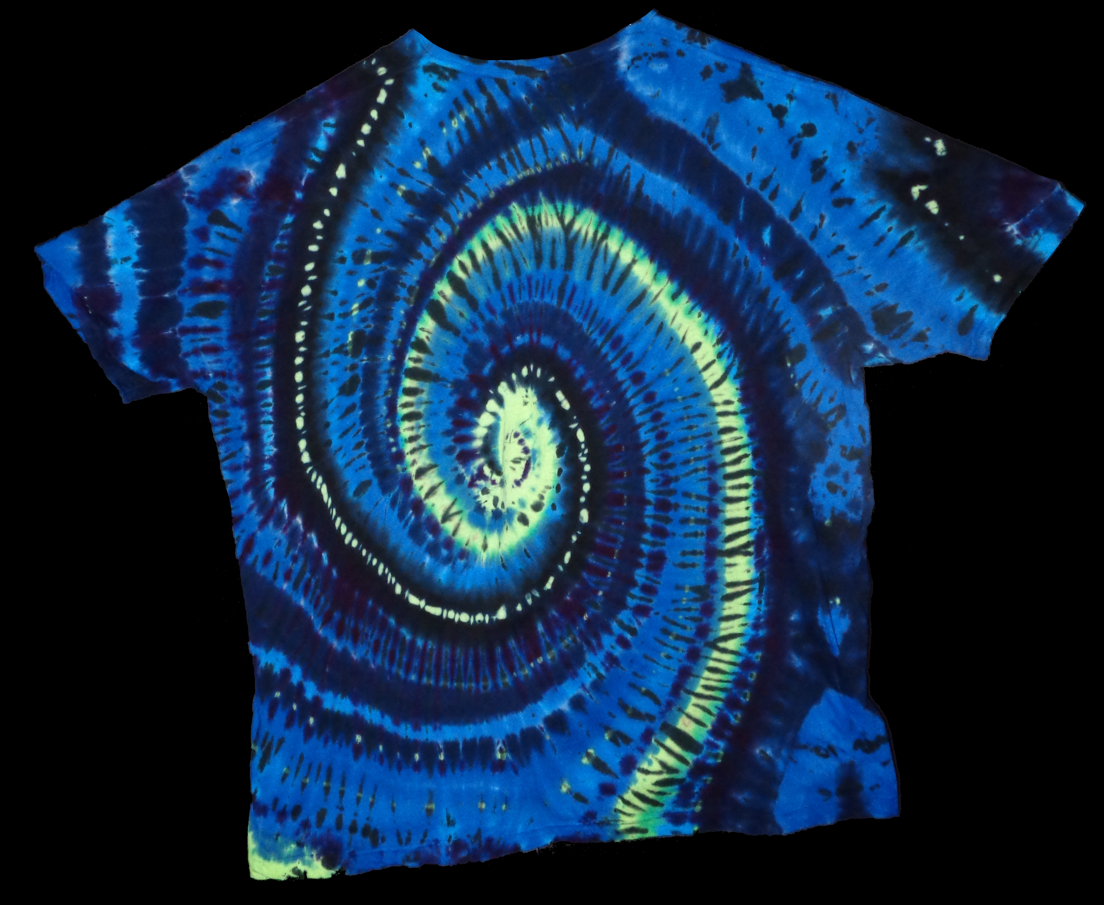 232 b from Tie Dyenied #232 3X Large, Spiral,  LAT Style 6901 Combed Ringspun Cotton  - #232