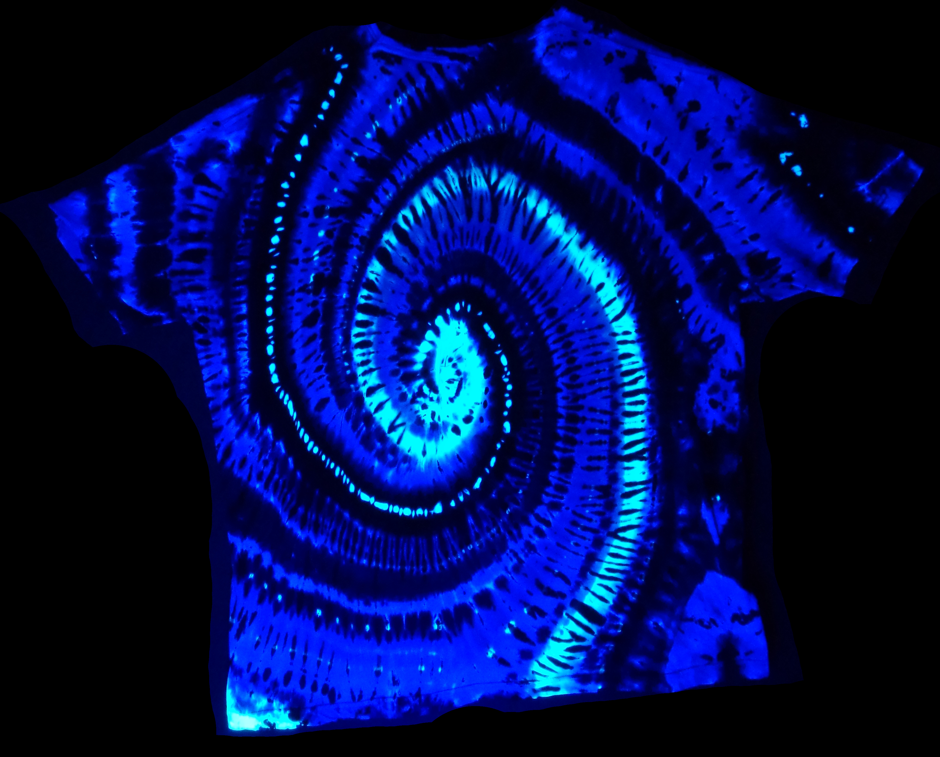 232 b uv from Tie Dyenied #232 3X Large, Spiral,  LAT Style 6901 Combed Ringspun Cotton  - #232