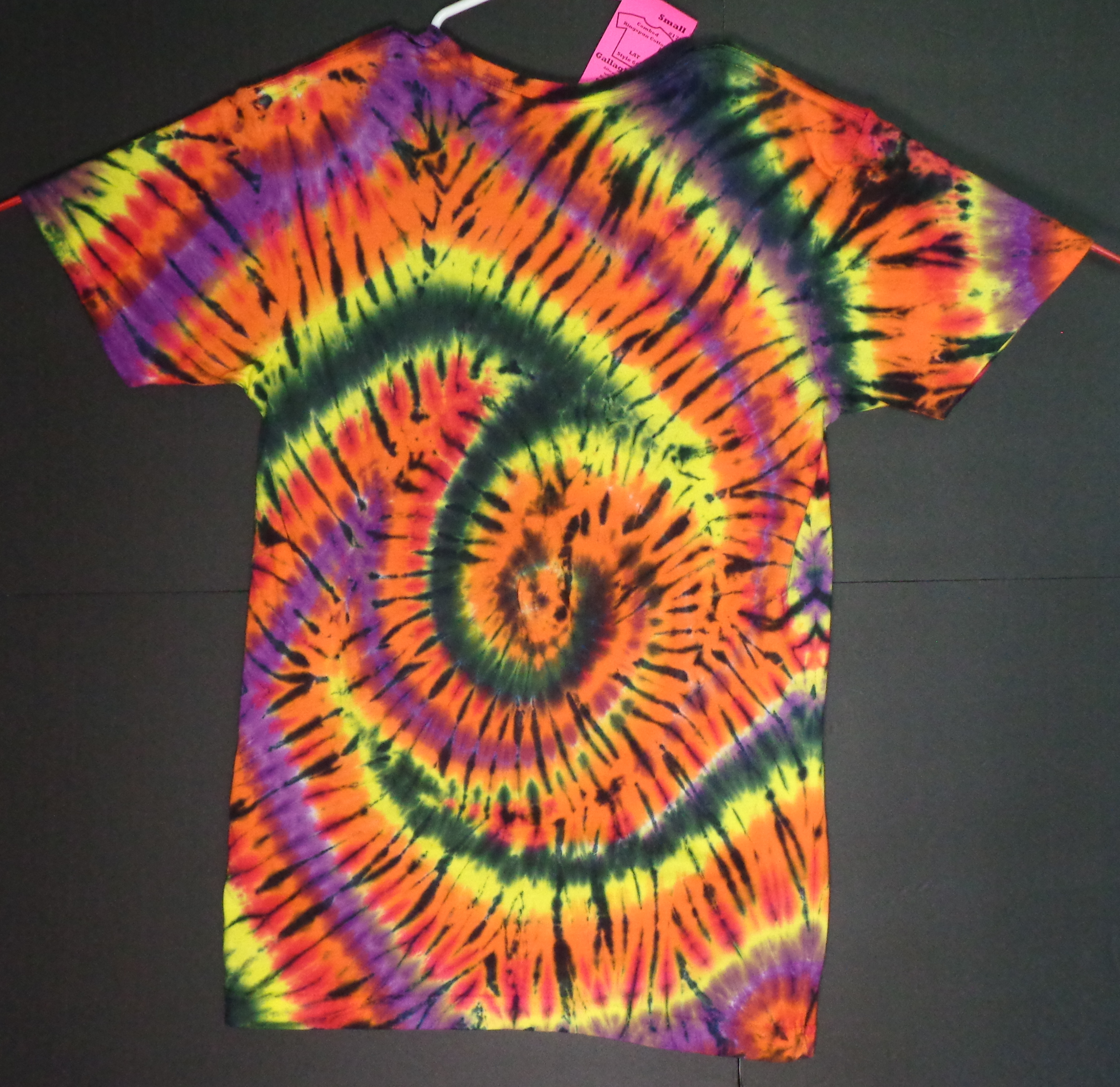 Dsc01062 from Tie Dyenied #173 Small, Spiral Switchback,  LAT Style 6901 Combed Ringspun Cotton 