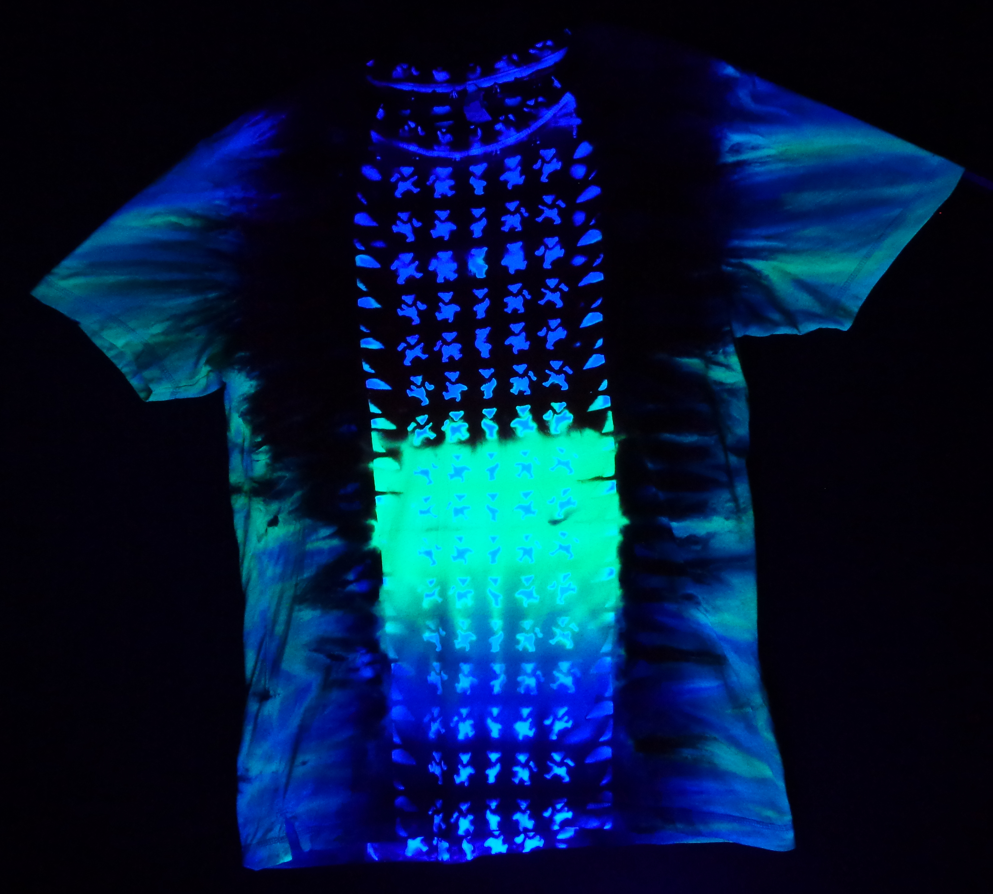 Dsc01202 from Tie Dyenied #210 Large Bamboo, Bears UV, Unisex 5.3oz LAT Style 6904 